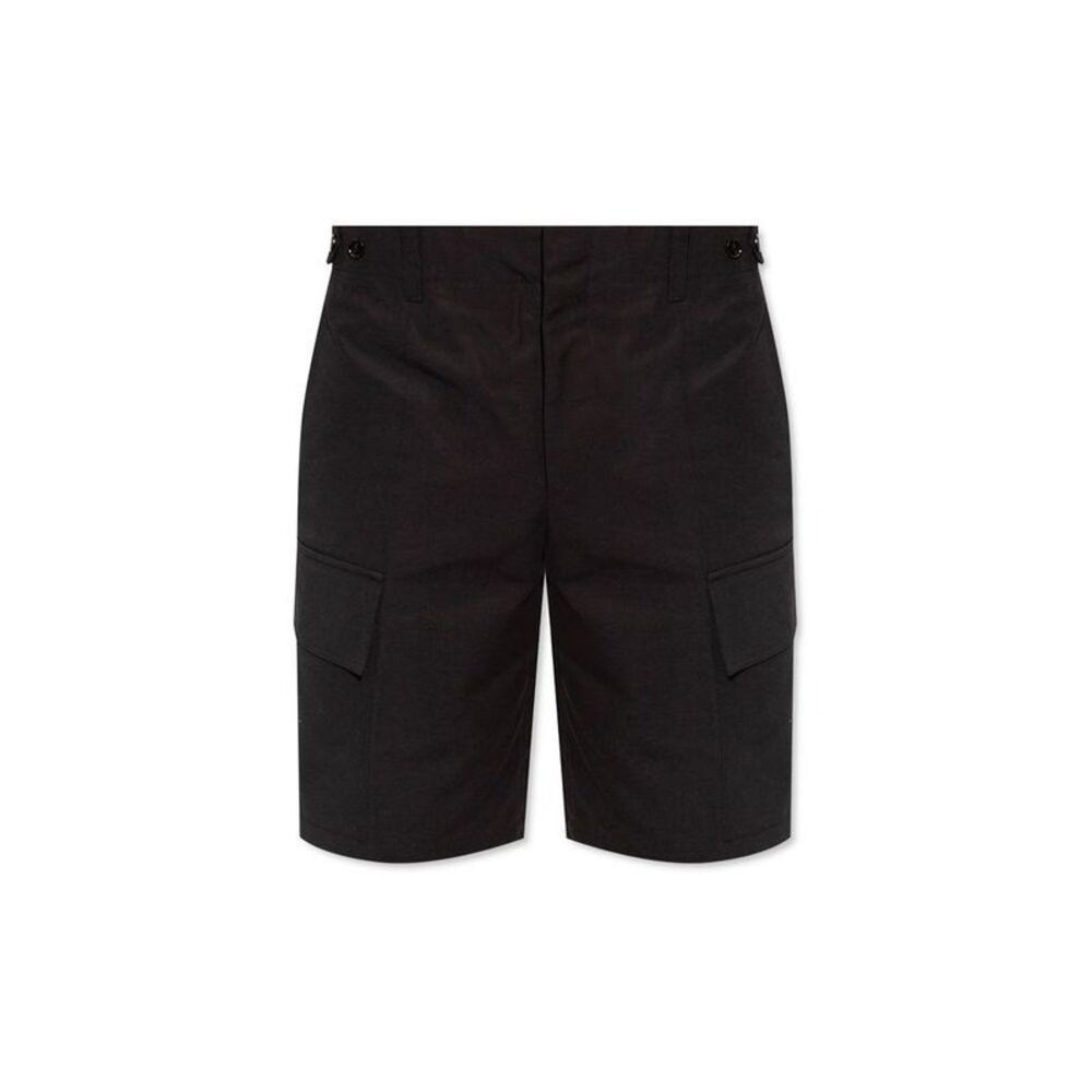Jil Sander Cotton Cargo Shorts with Multiple Pockets Men Black